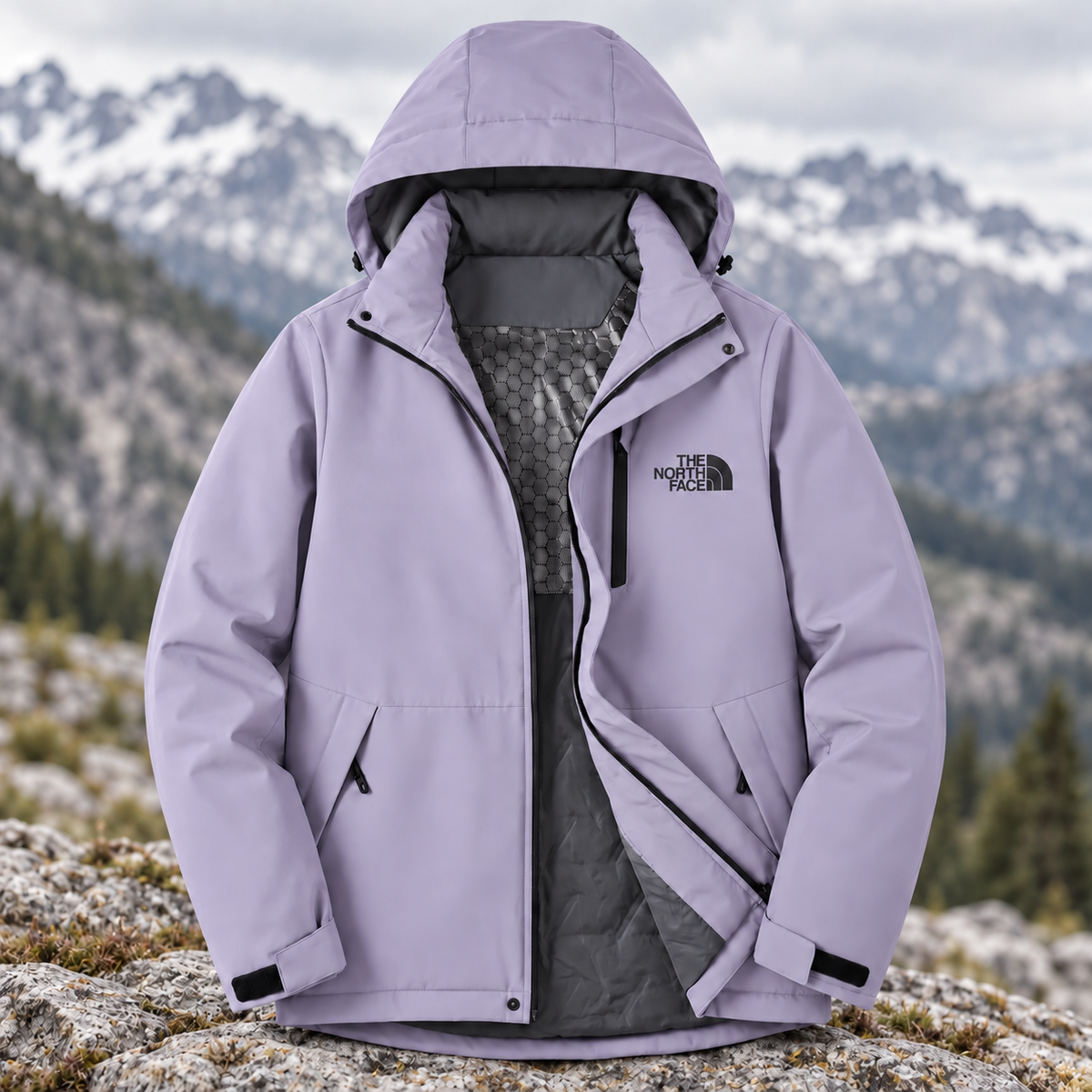 Classic Outdoor Hooded Shell Jacket