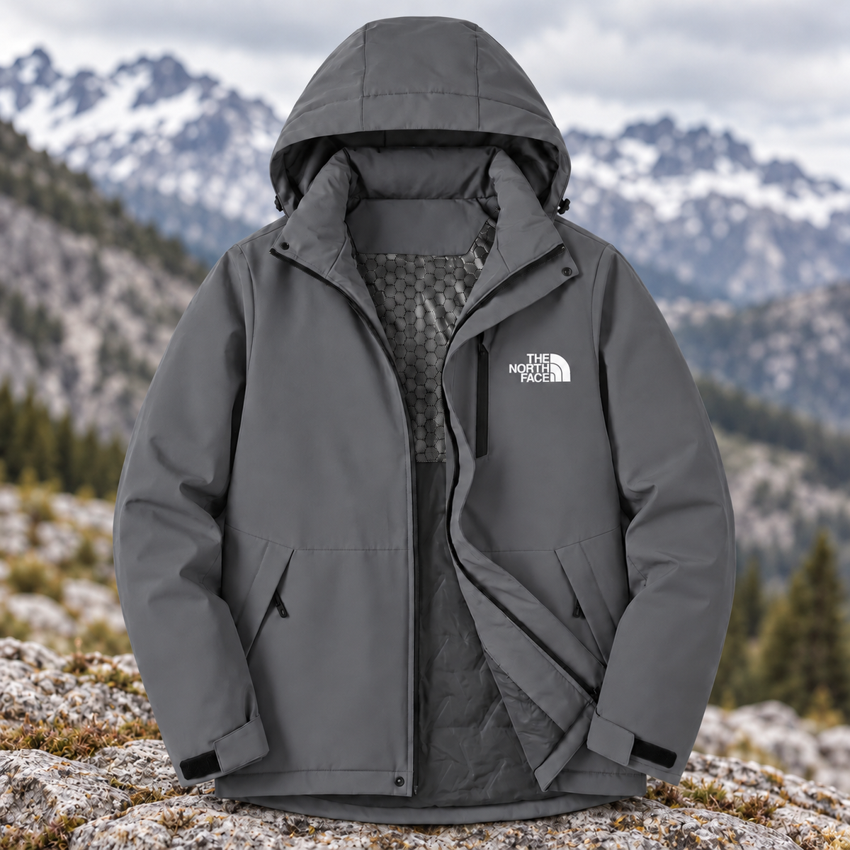 Classic Outdoor Hooded Shell Jacket