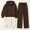 Half Zip Hooded Lounge Set